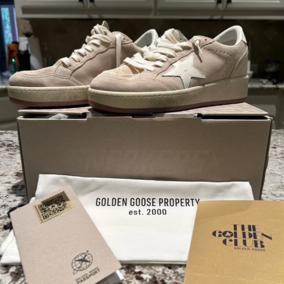 NEW Golden Goose OurBall Star sneakers Sz 8.5/ 39 - Picture 3 of 6